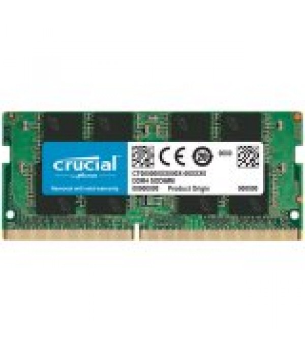 CRUCIAL 16GB DDR4-2666 SODIMM CL19 (8Gbit/16Gbit)