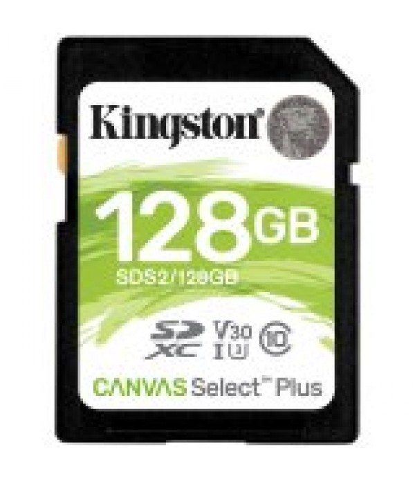 Kingston 128GB SDXC Canvas Select Plus 100R C10 UH...
