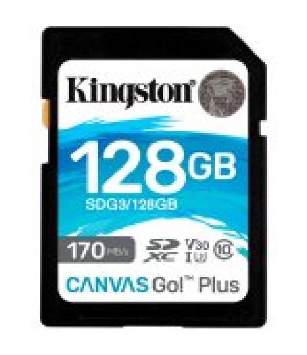 Kingston 128GB SDXC Canvas Go Plus 170R C10 UHS-I ...