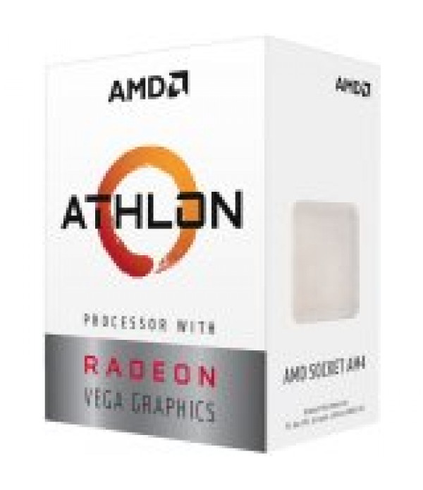 AMD CPU Desktop 2C/4T Athlon 200GE (3.2GHz,5MB,35W,AM4) box, with Radeon Vega Graphics