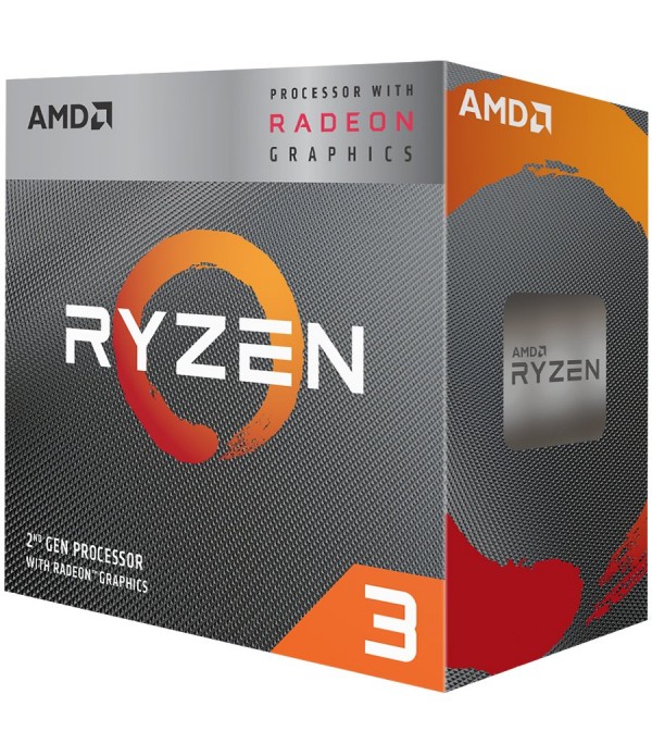 AMD CPU Desktop Ryzen 3 4C/4T 1300X (3.5/3.7GHz Boost,10MB,65W,AM4) box, with Wraith Stealth cooler